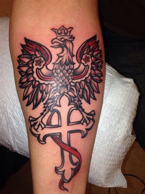 polish falcon tattoo|polish eagle tattoos for men.